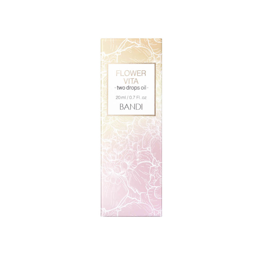 Flower Vita - Two Drops Cuticle Oil Mandarin Bouquet Diamond Nail Supplies