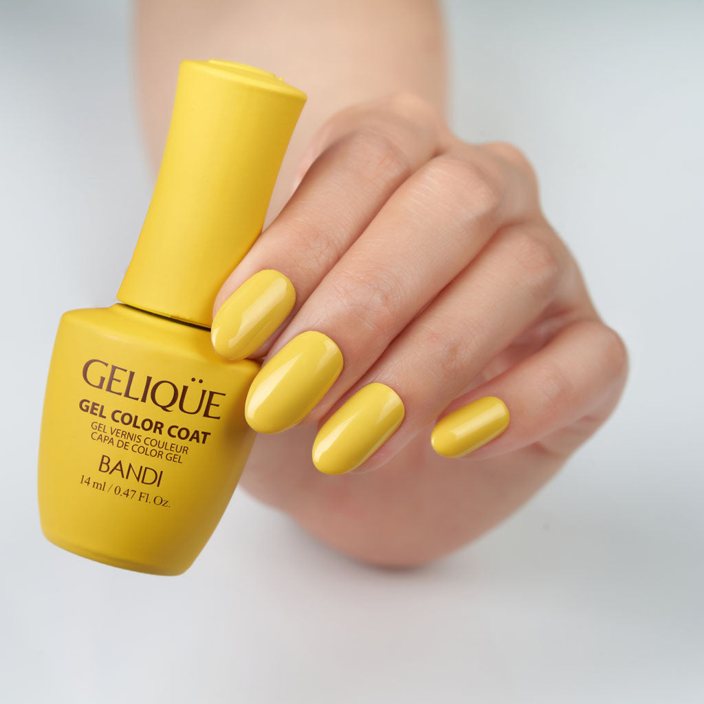 Gelique - GF676 Cashmere Warm Yellow Diamond Nail Supplies