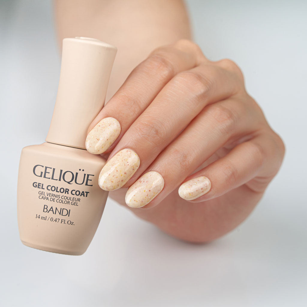 Gelique - GSH255 Knit Light Beige Diamond Nail Supplies