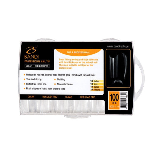 Regular Tips Clear 100pc Diamond Nail Supplies