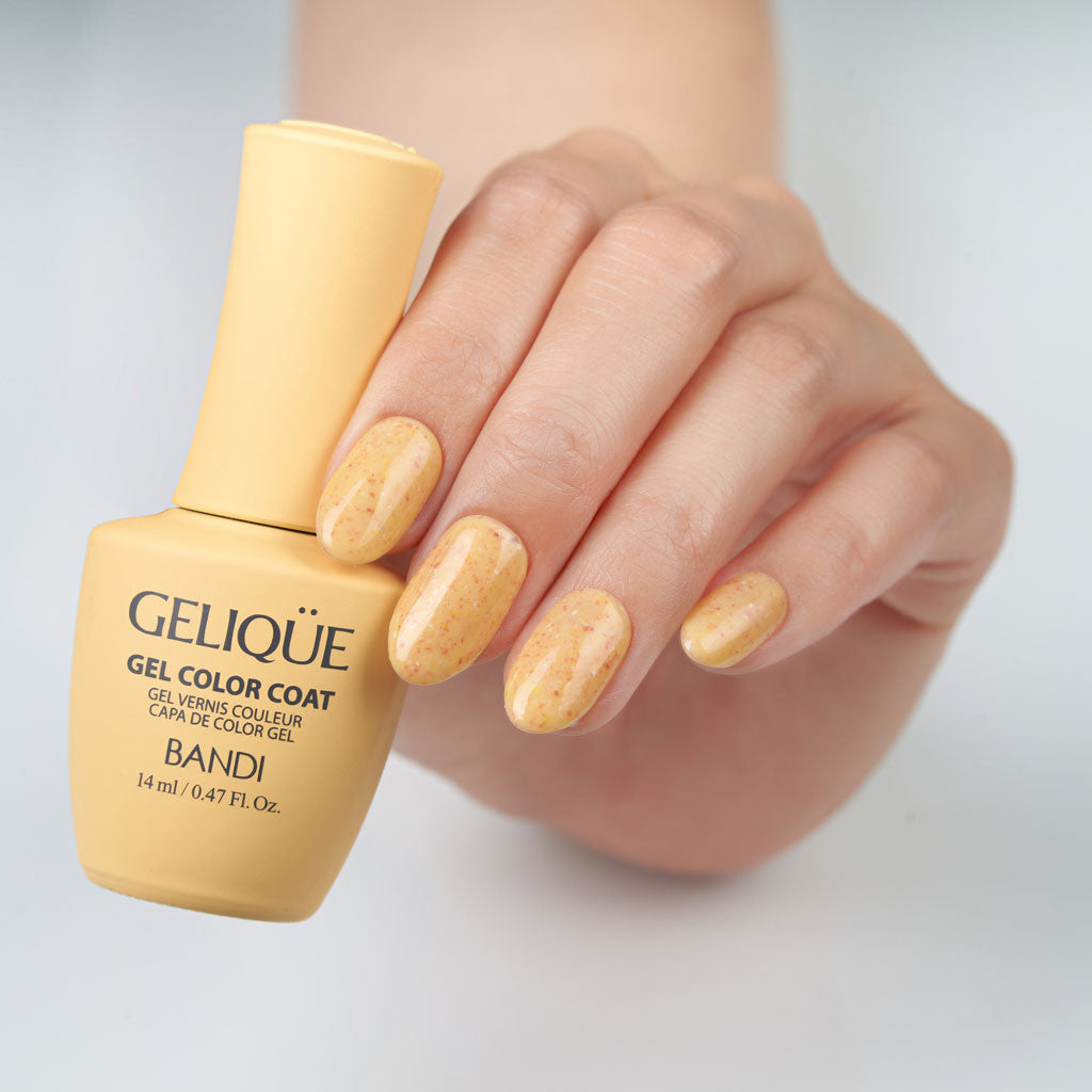 Gelique - GSH678 Knit Yellow Diamond Nail Supplies